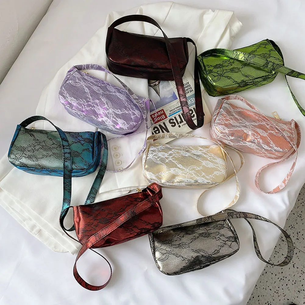 

PU Leather Underarm Purse Women Mini Long Shoulder Bag Street Travel Clutches Youth Ladies Simple Versatile Bag