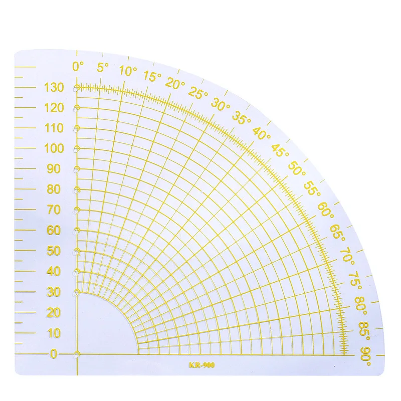 

Plastic Sector Patchwork Ruler Cutting Ruler Measuring, Drawing Tools DIY Sewing And Quilting