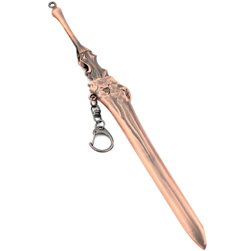 22 см древний деревянный меч цельнометаллическая модель холодного оружия игра