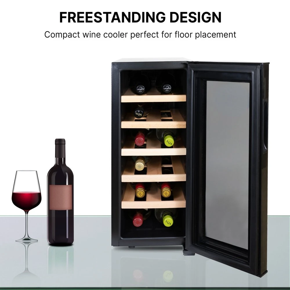 

Series 12 Bottle Wine Cooler Thermoelectric Refrigerator with Digital Temperature