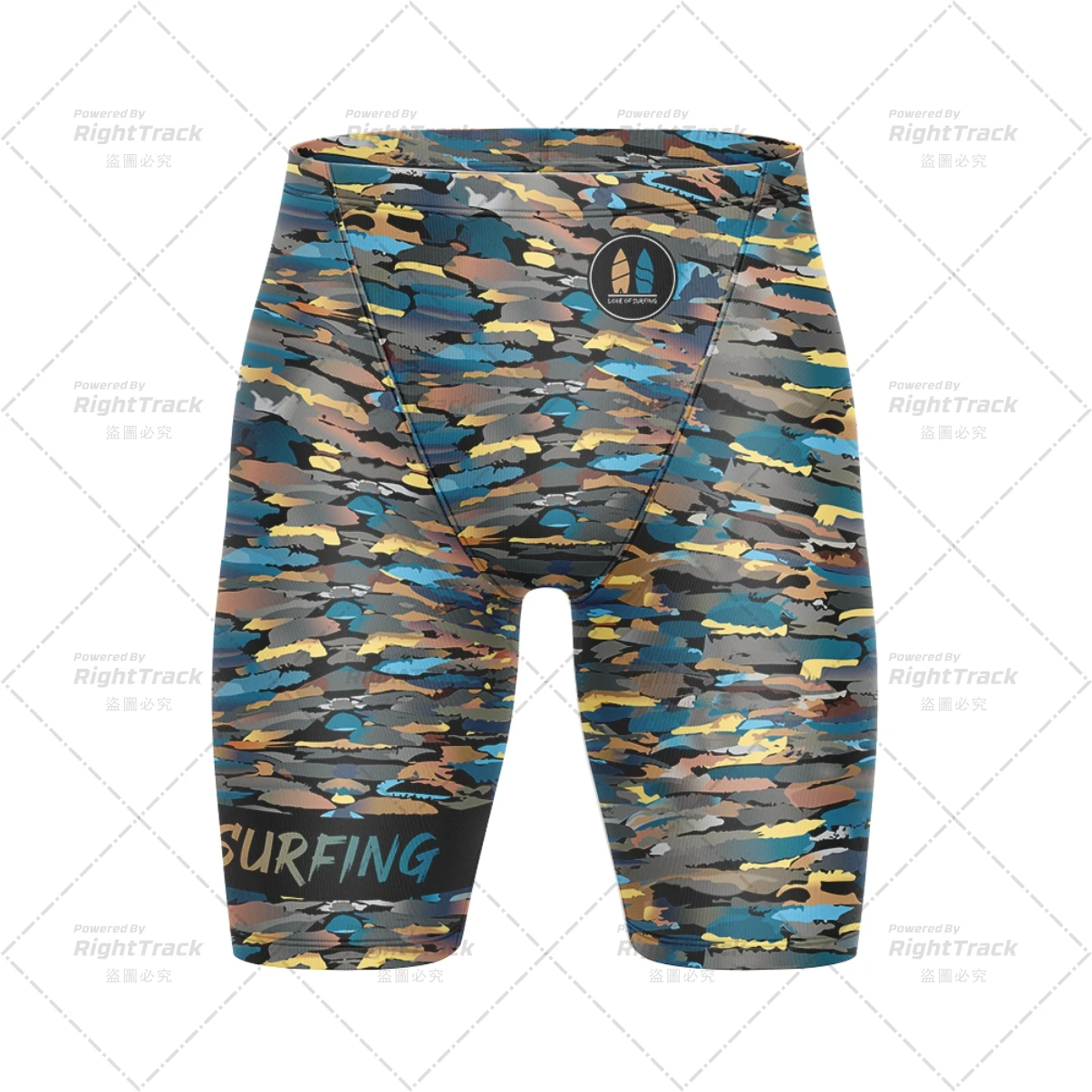 LOVE OF SURFING New Product Launched Men's Quick Dry Flat Corner Swimsuit Summer Water Sports Surfing Shorts Customizable