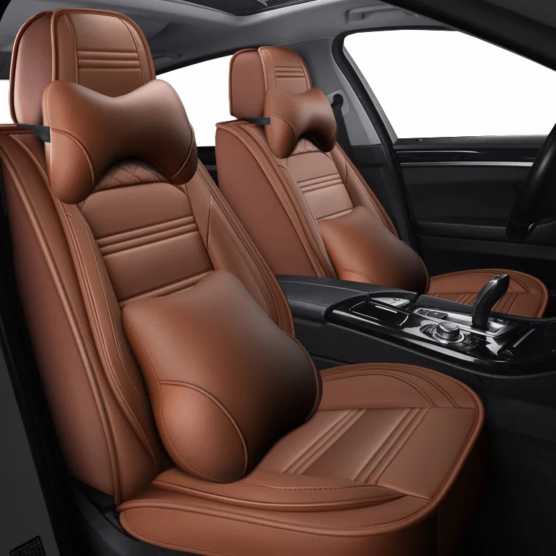 

Universal car seat cover leather for Toyota All Models land cruiser prado yaris venza prius camry corolla highlander rav4