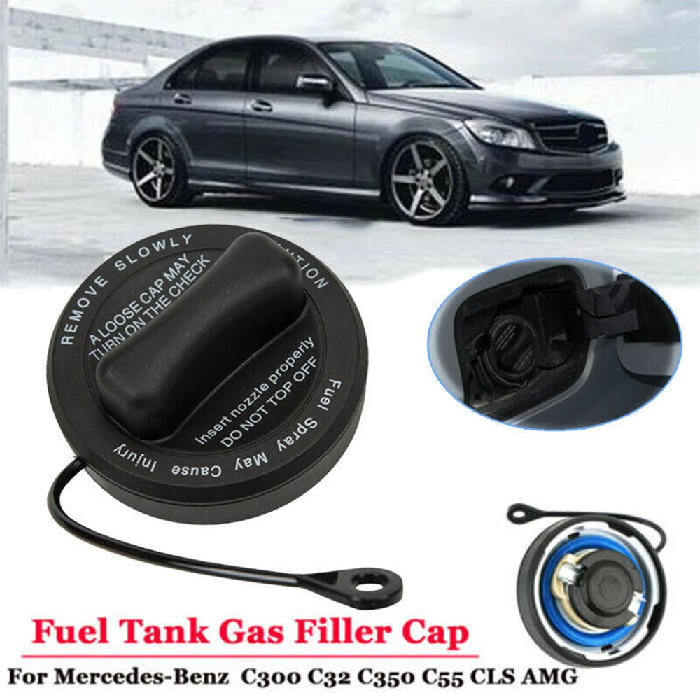 

Fuel Tank Gas Filler Cap A2214700605 For Mercedes-Benz C230 C240 C300 E320 E430 CL550 CL600 CL63 CL65 CLK320 CLK350 2001-2013