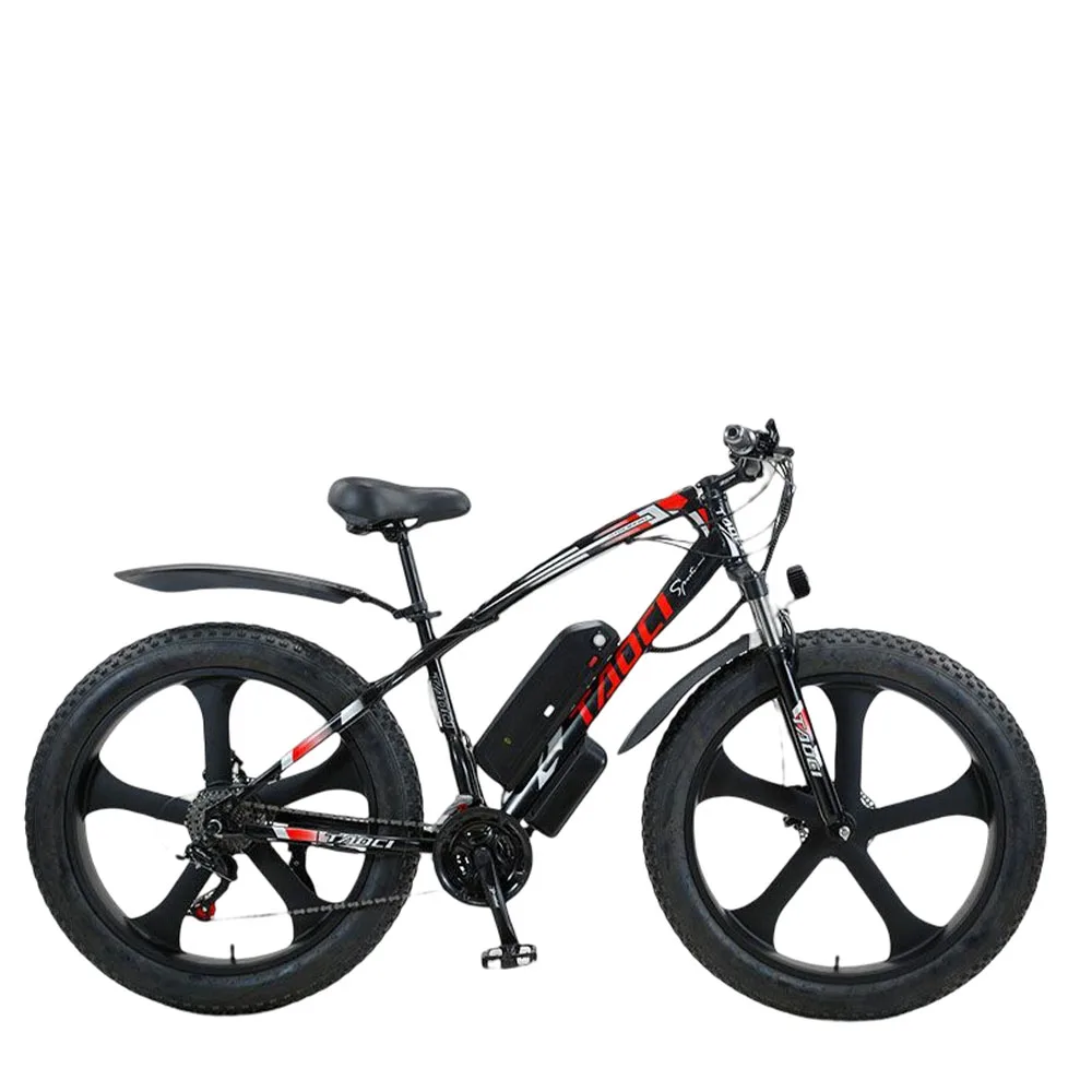 

Electric Bicycle 26 Inches Snow Bicycle 1000 W Variable Speed Wide Tire High Carbon Steel Lithium Battery Power Beach Convenient