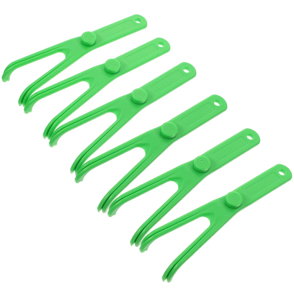 

6 Pcs Dental Floss Holder Flossing Tool Refillable Pick Reusable Stick Braces Picks Flosser Tooth Handle Replaceable