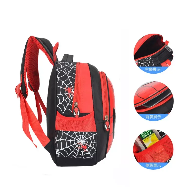 3-6 Year School Bag 3D stereo Waterproof Boy Kindergarten Backpack Kids High Quality Children Knapsack Bags homem aranha