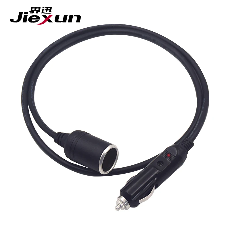 

12V DC 5.5 x 2.1mm Female Plug to Cigarette Lighter Female Socket