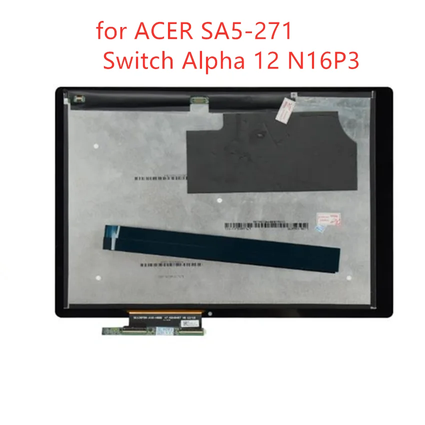 

Сенсорный ЖК-дисплей 12 дюймов в сборе с рамкой для Acer Aspire Switch Alpha 12 SA5-271 N16P3 2160*1440