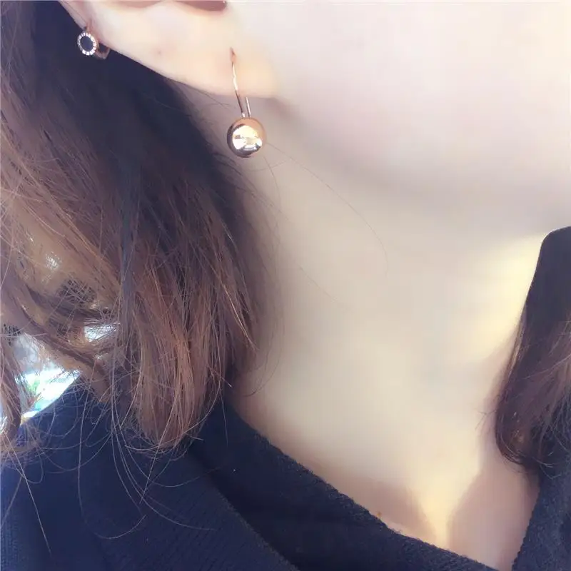 Женские украшения из чистого русского 585 фиолетового золота блестящие новые