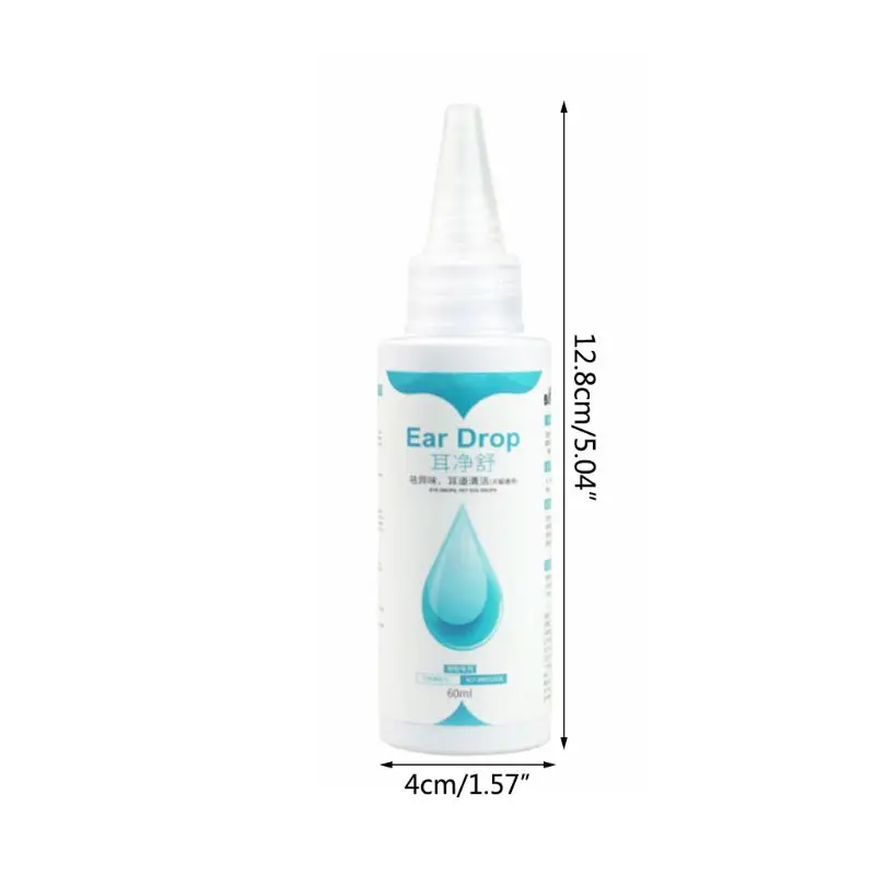 

New 60ml Pet Ear Powder Safe Pet Ear Cleaner Natural Ear Cleaning Liquid for CAT Dog