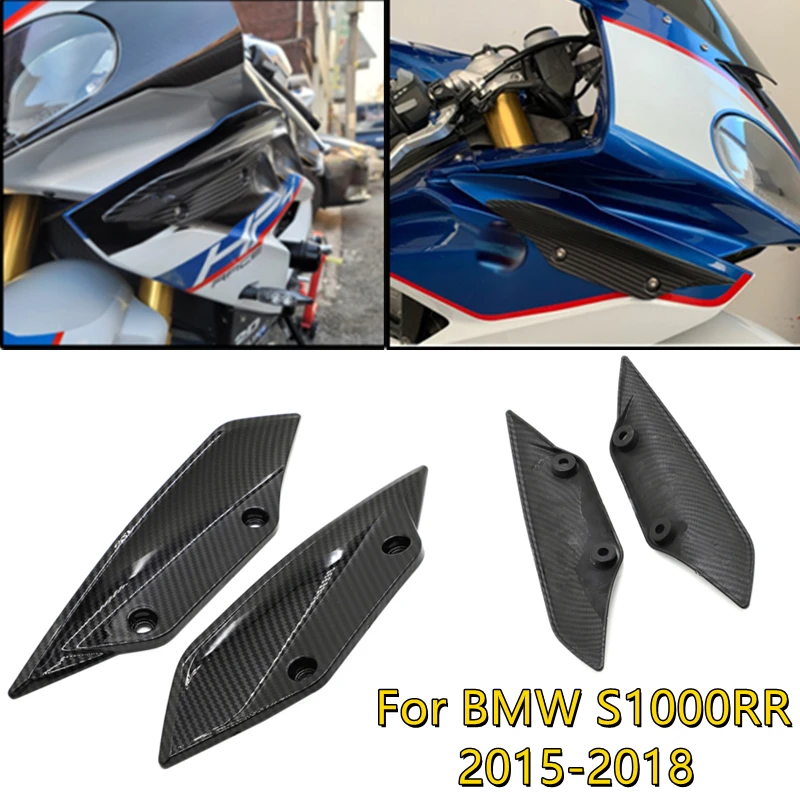 

For BMW S1000RR S1000 RR 2015 2016 2017 2018 Motorcycle Part Car Front Fairing Cover Aerodynamic Wing Side Panel ABS Plastic