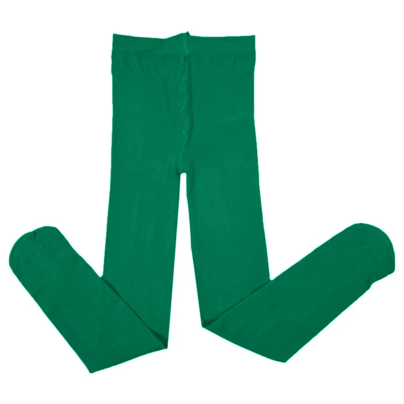 

4X Baby Kids Girls Velvet Tights Leggings Pantyhose Underpants Trousers Dark Green