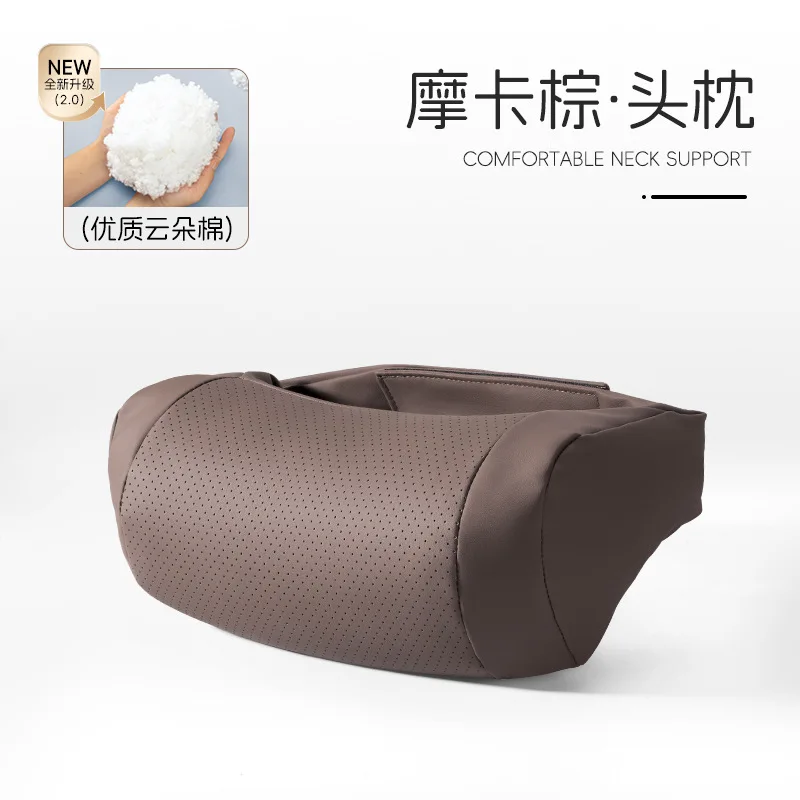 

Подходит для Mercedes-Benz BMW Audi Tesla автомобильный кожаный подголовник универсальные автомобильные интерьерные принадлежности Maybach защита сиденья подушка для шеи