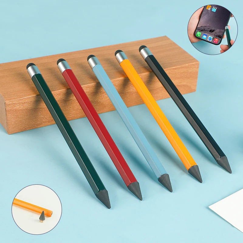 

Metal Eternal Inkless Pencil Detachable Pencil Infinite Pen Painting Sketch Tool School Office Supplies Gift For Kid Stationery