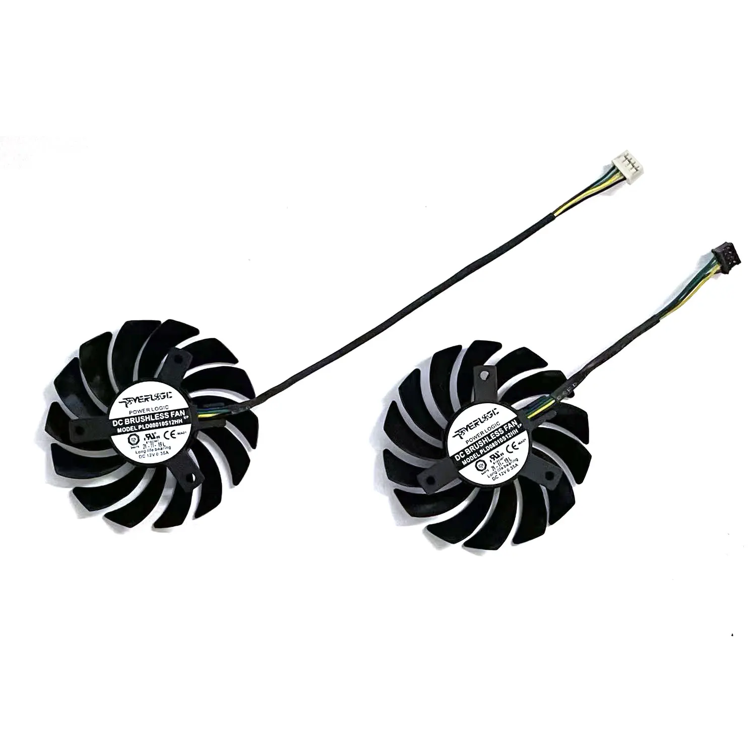 Совершенно новый вентилятор 70 мм 4PIN PLD08010S12HH RX 6500 XT GPU для замены видеокарты MSI Radeon