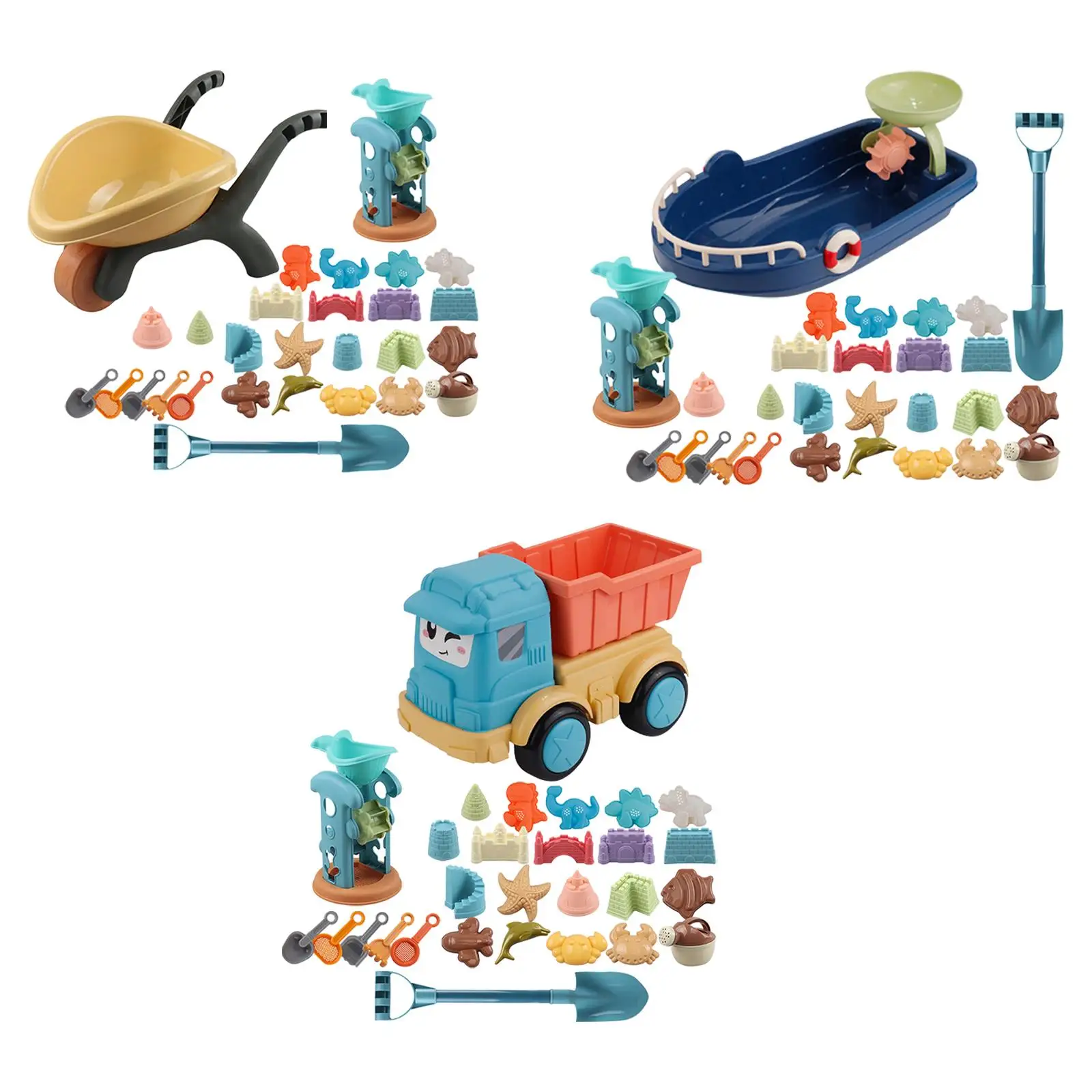 

28x Summer Sand Beach Toys Sand Toys Play Fun Kids Playset for Summer Baby Toddler Boys Girls Age 2-6 Party Favors