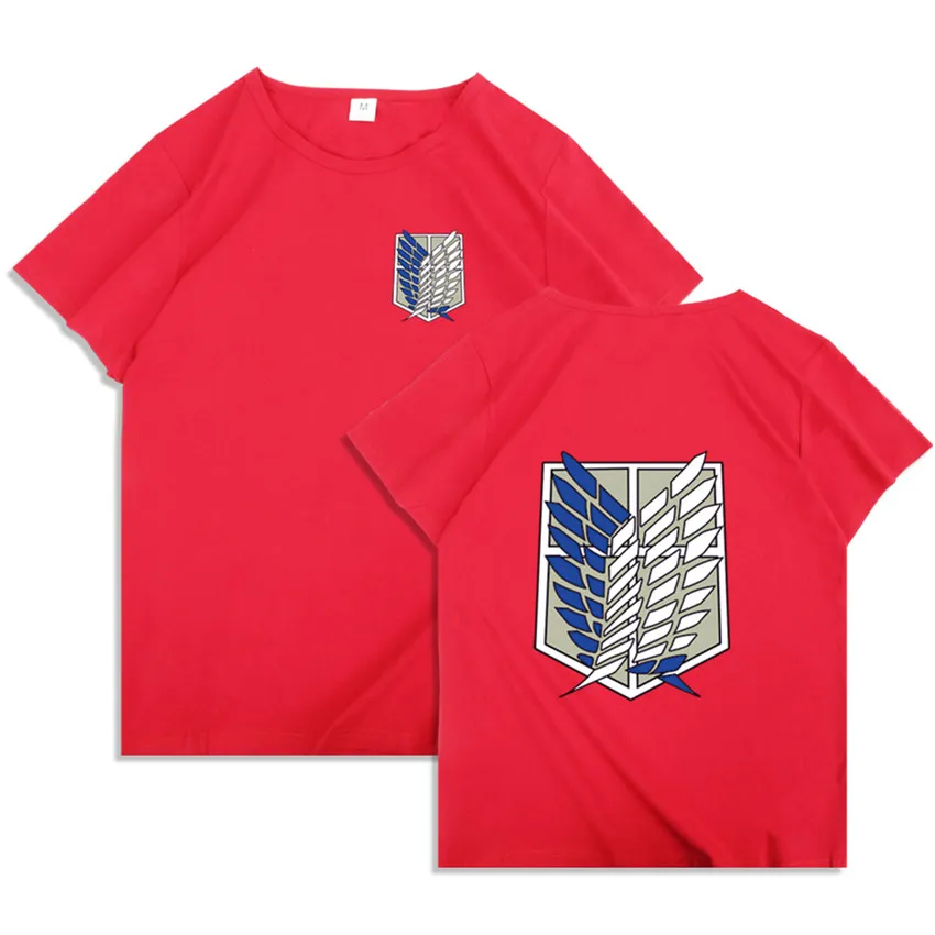Фото Футболка мужская с забавным мультяшным принтом «атака на Титанов» №3