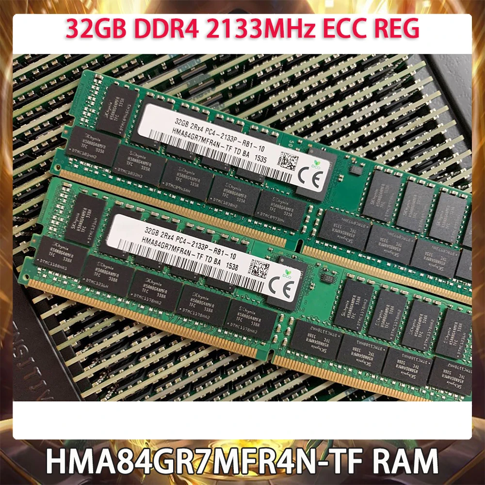 1 шт. HMA84GR7MFR4N-TF RAM 32 ГБ DDR4 2133 МГц ECC REG PC4-2133P 2RX4 для памяти SK Hynix