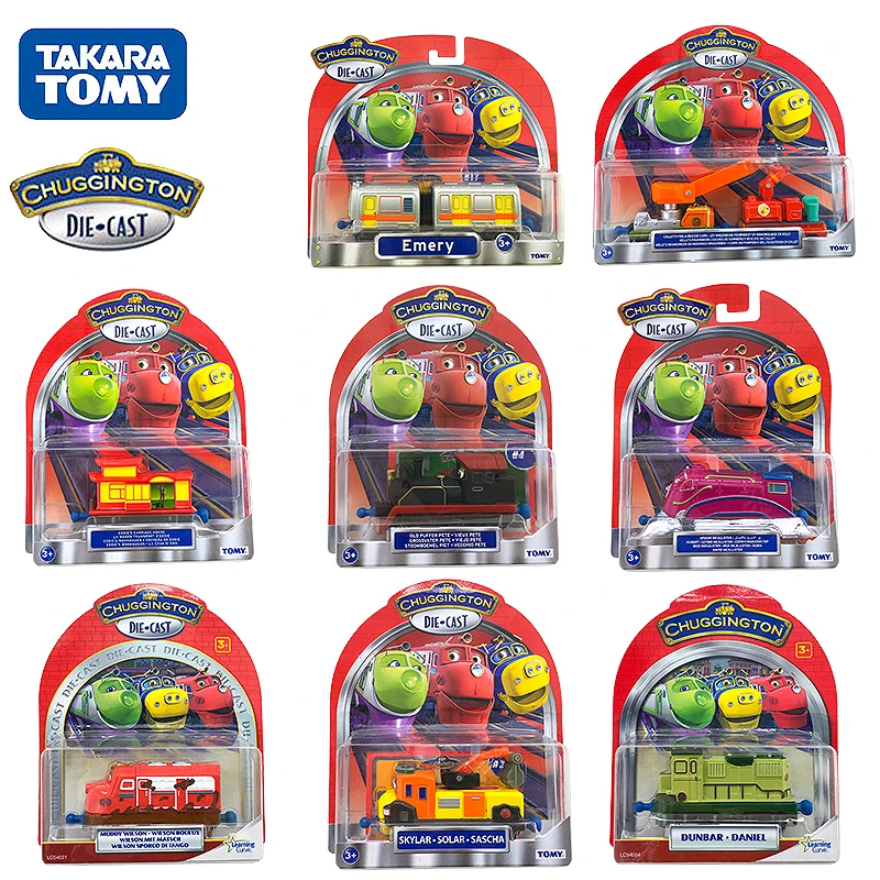 

Металлические игрушечные поезда Takara Tomy Chuggington Dunbar/Харрисон/Коко/чуггеры/чатсворт/Frostini/Emery/Уилсон/Скайлар