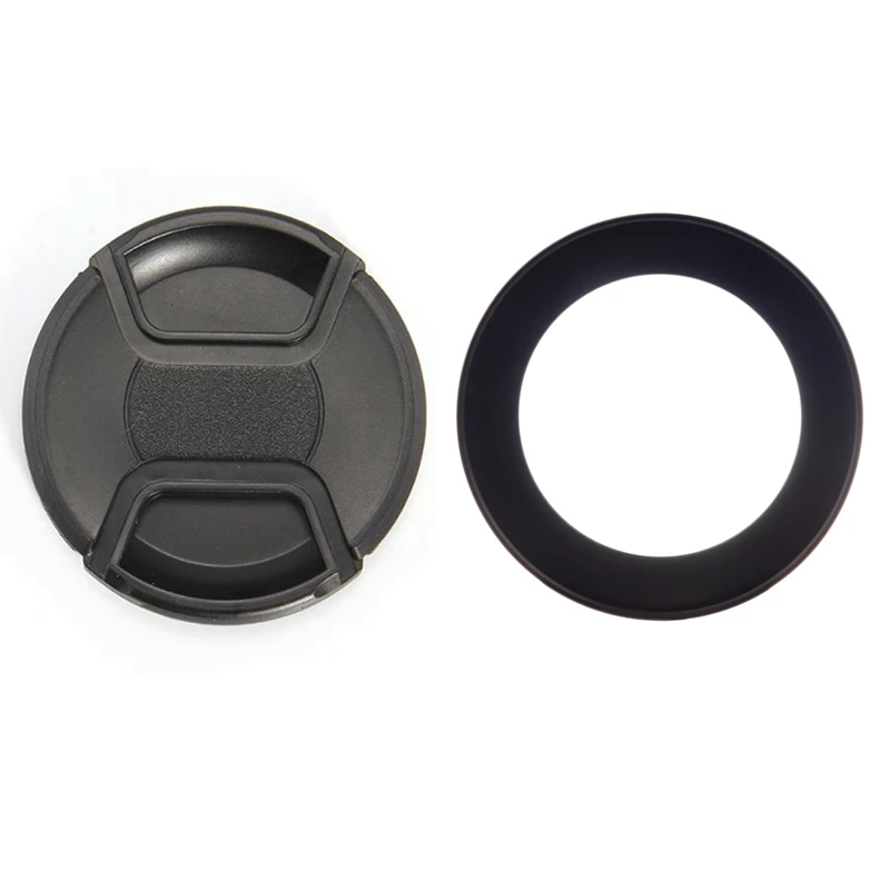 

Step Up Ring 58-77Mm Lens Filter Size Adapter With 77 Mm Lens Cap Protective Cover Cap New