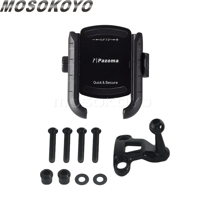 Мотоциклетное устройство, держатель для мобильного сотового телефона, велосипедный зажим, регулируемый 5,4-7,2 дюйма, монтажный кронштейн, подставка для смартфона Harley Standard