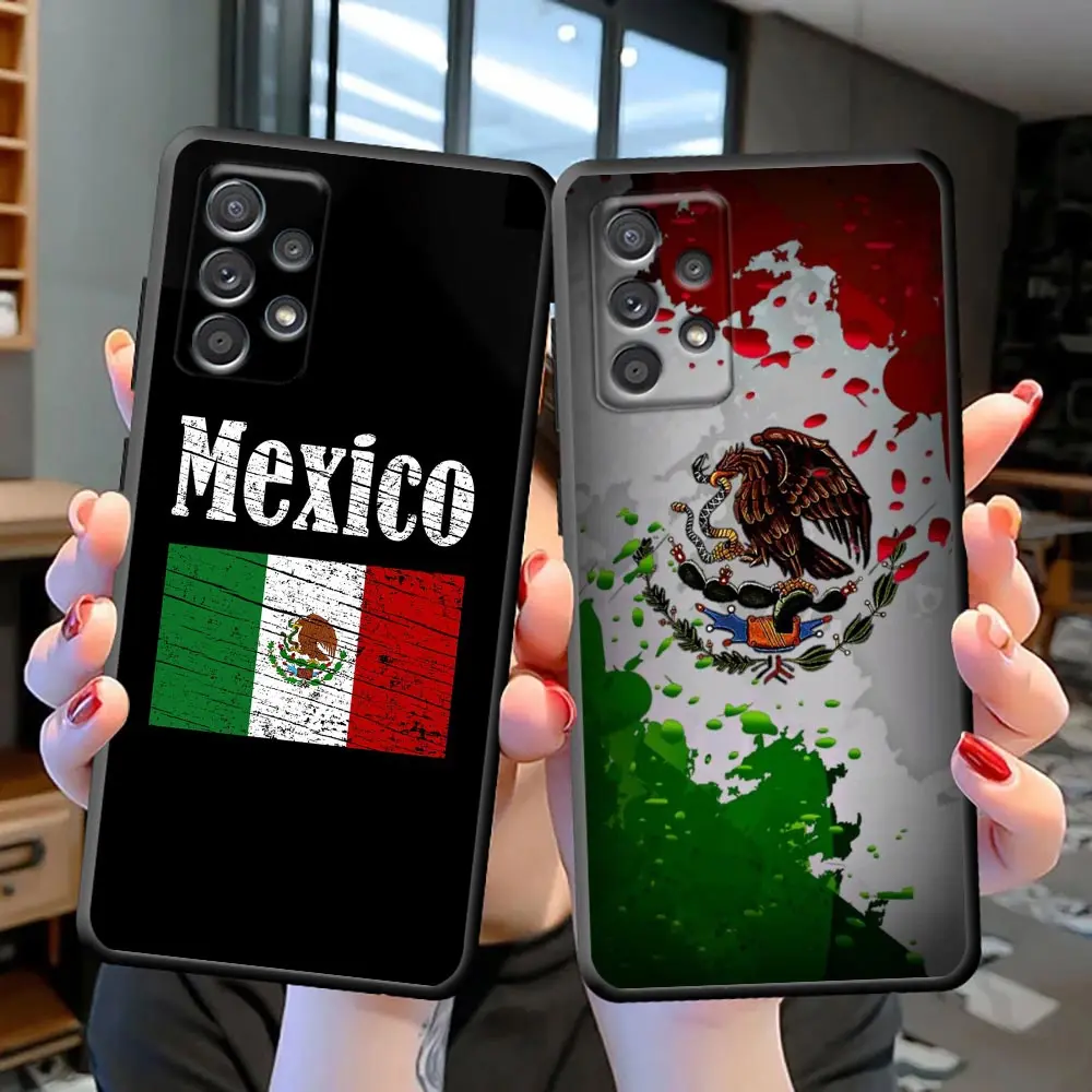 

Flag Of Mexico Funda Coque Case For Samsung S23 S22 S21 S20 FE S10 S10E LITE S9 S8 PLUS ULTRA 5G Case Capa Para Shell Cover