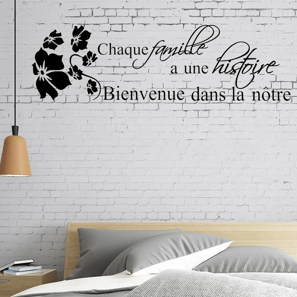 

Wall Sticker Stickers Decal Removable Encouragement Mural Decals Words Bedroom Decor Adhesive Quotes Love French Motivational