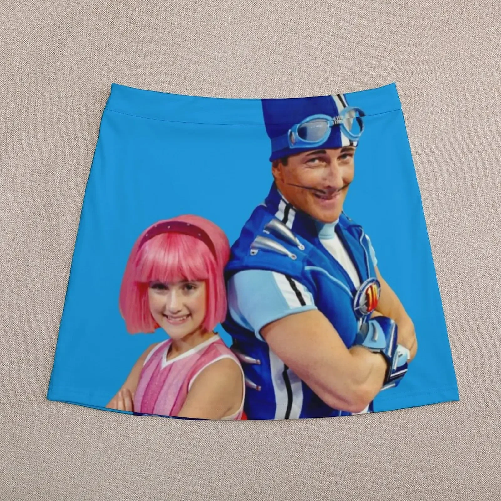 LazyTown: Stephanie &amp Sportacus Duo Design Мини-юбка модные короткие юбки летняя одежда