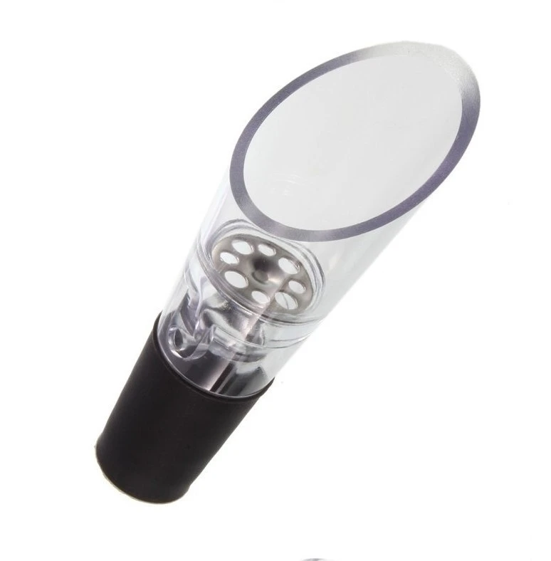 

1pcs Wine Aerator Pourer Spout Decanter Magic Mini Wine Decanter Wine Aerator(Color:Black)