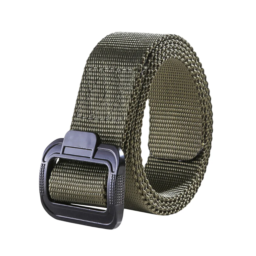 

1PC Men Belt 1.5 inch 125cm Sports Practical Nylon Casual Outdoor Belt Mountain Climbing Belt