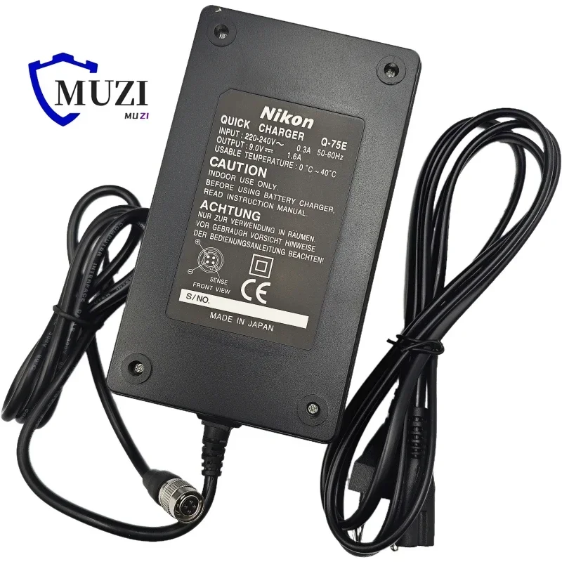Зарядное устройство Q-75E Q75E для аккумуляторной тахеометра Nikon BC-65 BC-80 BC-50 BC-60 BC-70