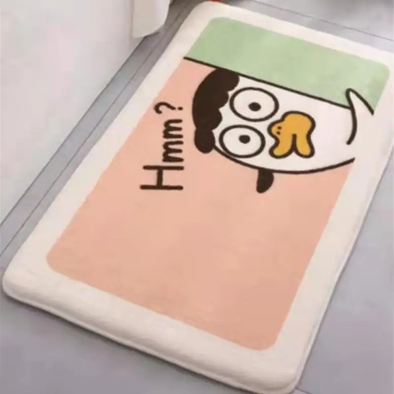 

Carpet Cute Cartoon Smooth Trimming Difficult To Slide Instant Suction And Quick Drying Strong Adsorption Force Floor Carpet