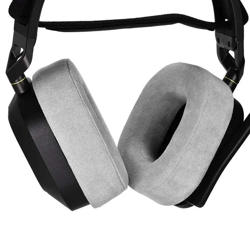 

Compatible With Corsair Hs80 Rgb 2pcs Replacement Earpads Parts Thicker Foam Ear Cushion Cup For High-Fidelity Gaming Headset