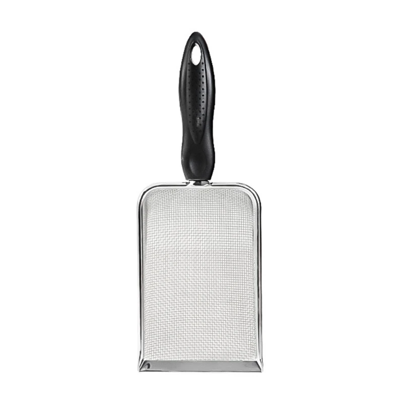 Лопата для рептилий мелкая сетка бородатый дракон просеиватель песка террариума