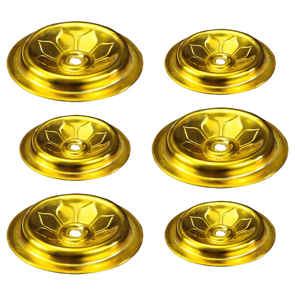 Подставка для лампы подсвечник Ghee масла алтарь золотые дужки металлическая