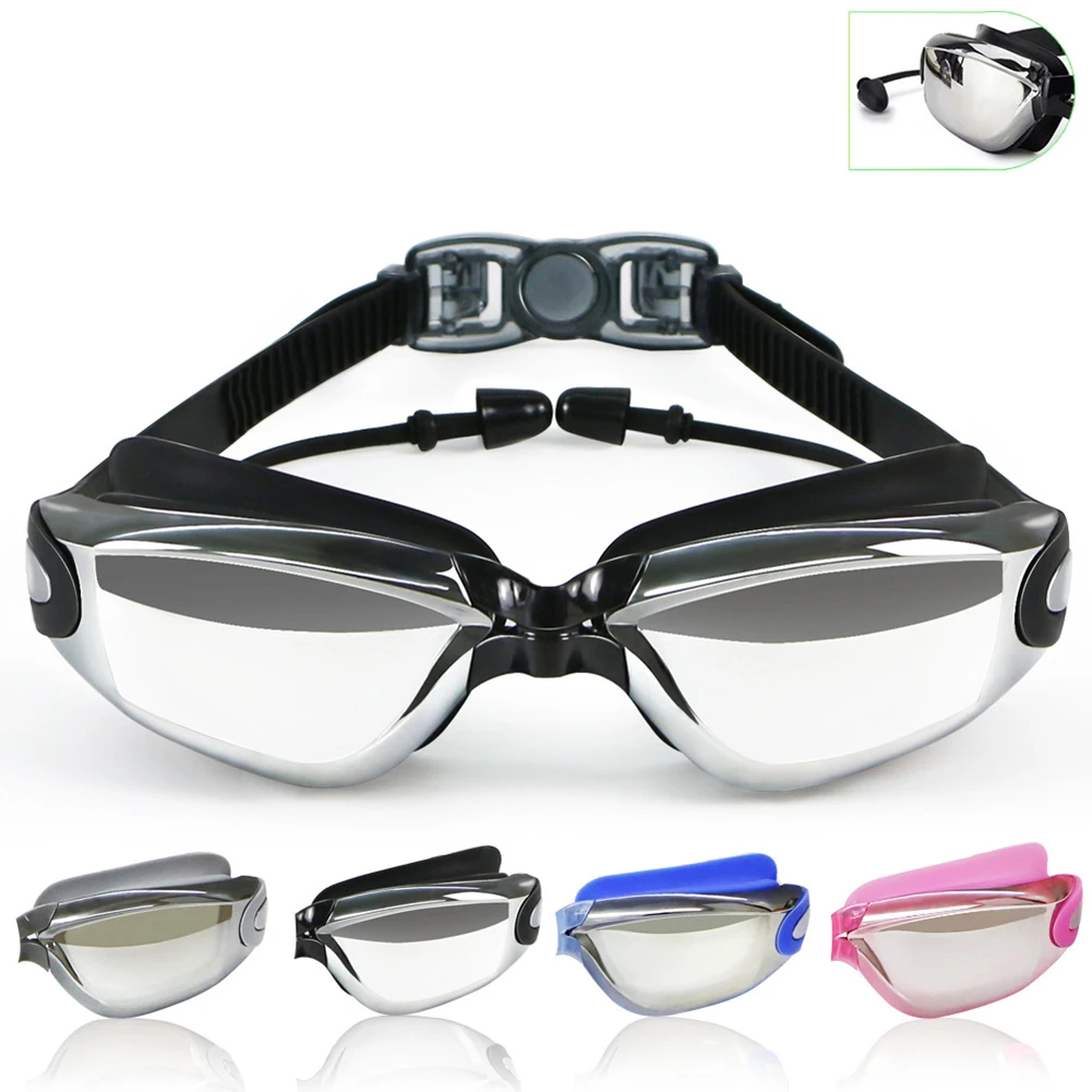 

Swimming Glasses Swimming Goggles Swim Glasses HD Clear Vision Anti-Fog Glasses Anti-UV Men Women Adult Eyewear