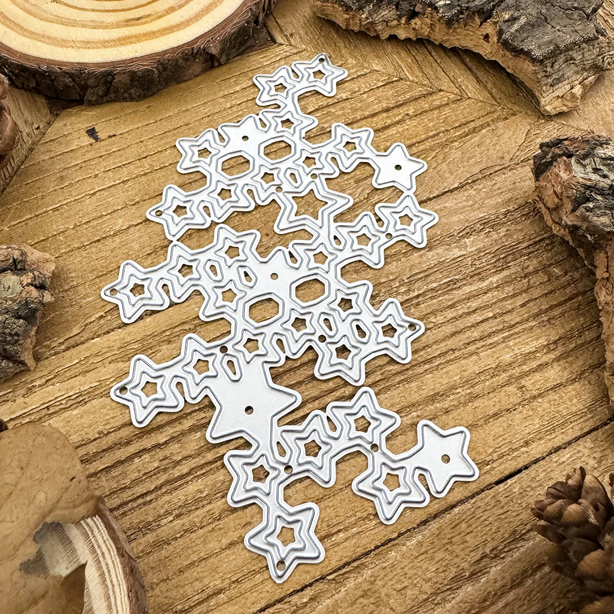 Звездный стек текстурный фон металлические режущие штампы Скрапбукинг