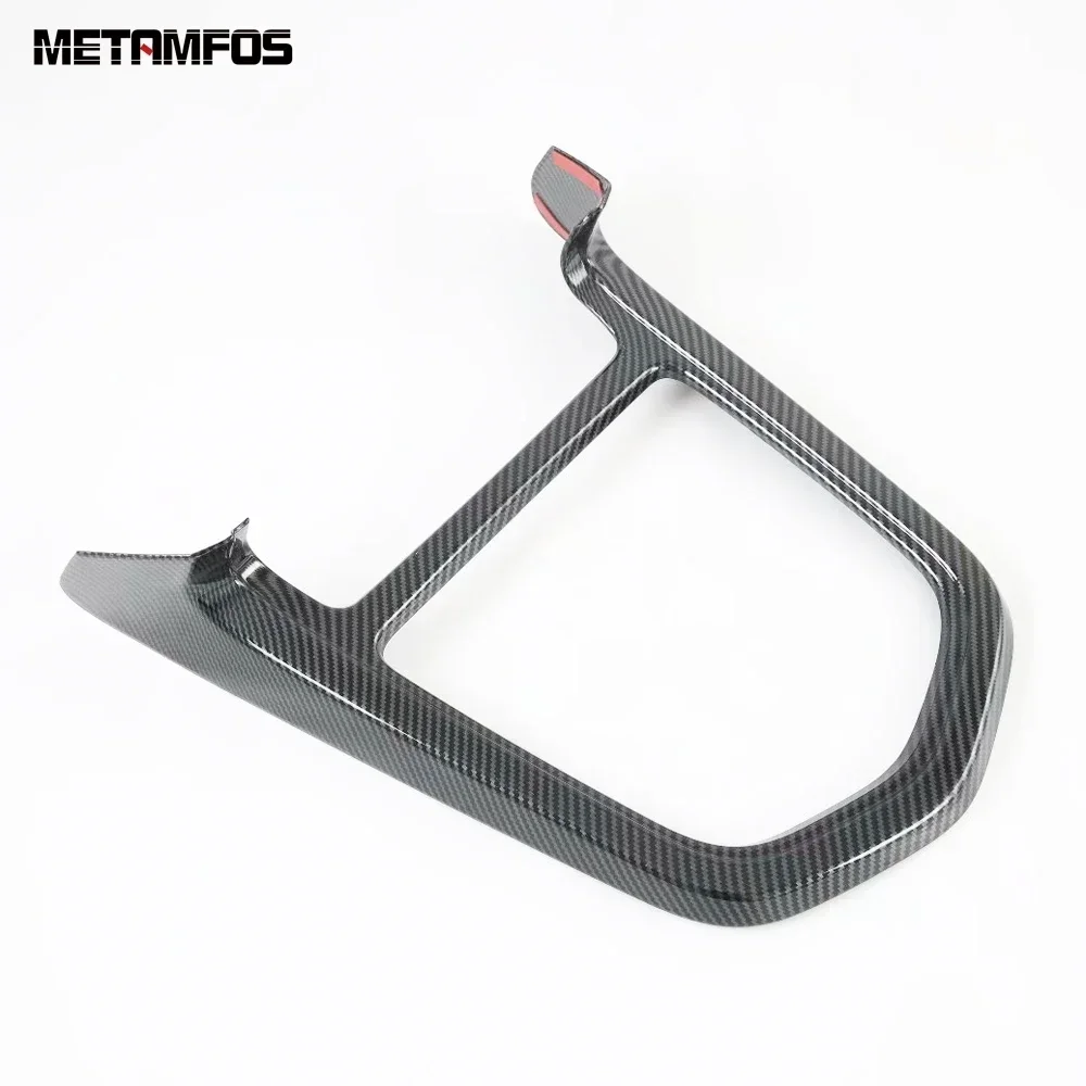 

Аксессуары для интерьера для Nissan Navara NP300 ST 2015-2024 2025, крышка коробки переключения передач из углеродного волокна, молдинг, рамка, Стайлинг автомобиля