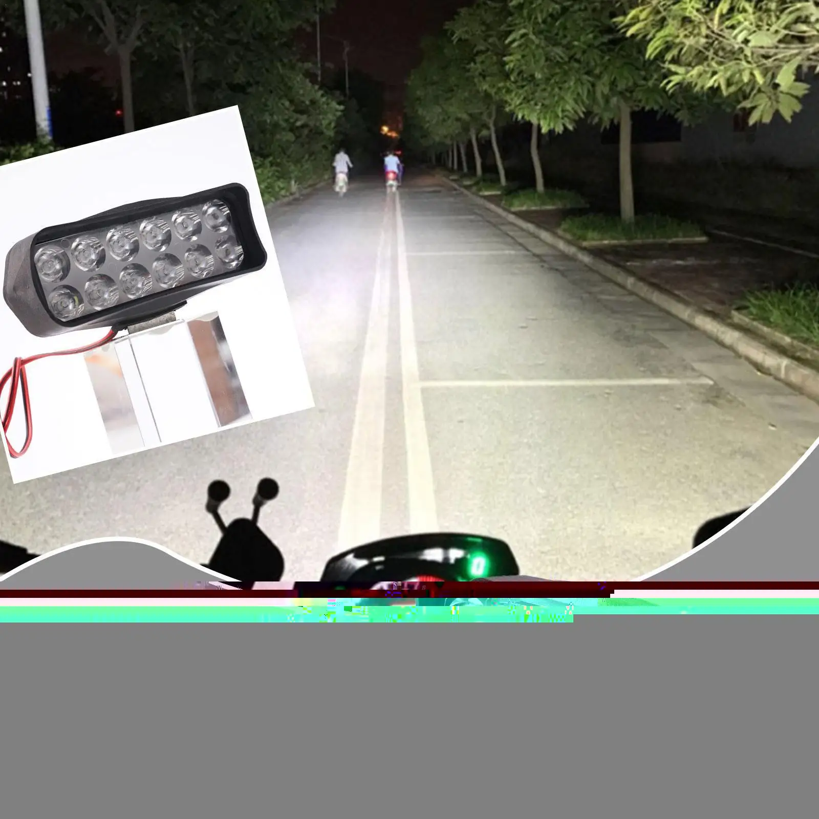 

Передсветильник для мотоцикла, 12 В, суперъярсветильник фара для мотоцикла и автомобиля, передняя фара для квадроцикла, светодиодная фара дл...