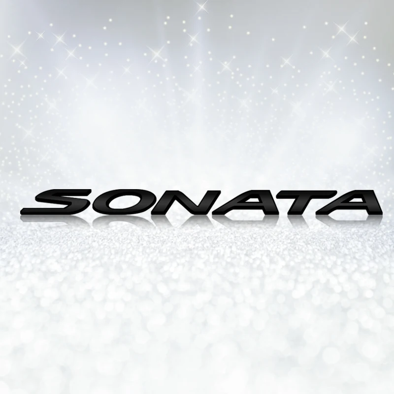 

3D металлический сплав для Sonata N Line GT, значок с буквой, автомобильный хвост, эмблема на задний багажник, наклейка, украшение, автомобильные аксессуары