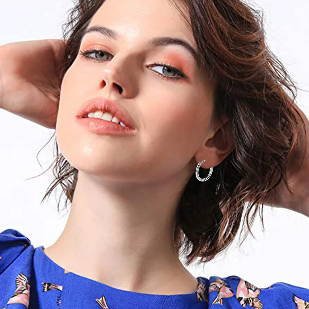 6 пар женские серьги-гвоздики