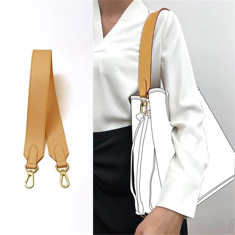 Vachetta Shoulder Strap Replacement for LV Neverfull Handbag Premium  Leather Kit with Sewing Rope DIY Handle Strap Solution - AliExpress