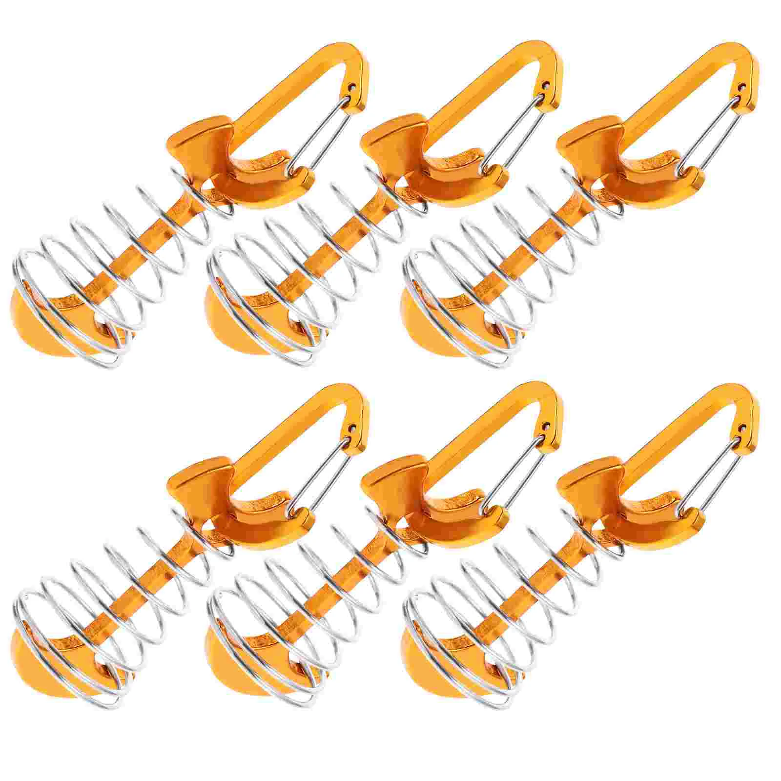 

6 Sets Tent Stakes Tent Fixing Ground Stakes Aluminum Alloy Stakes Tent Pegs Stakes