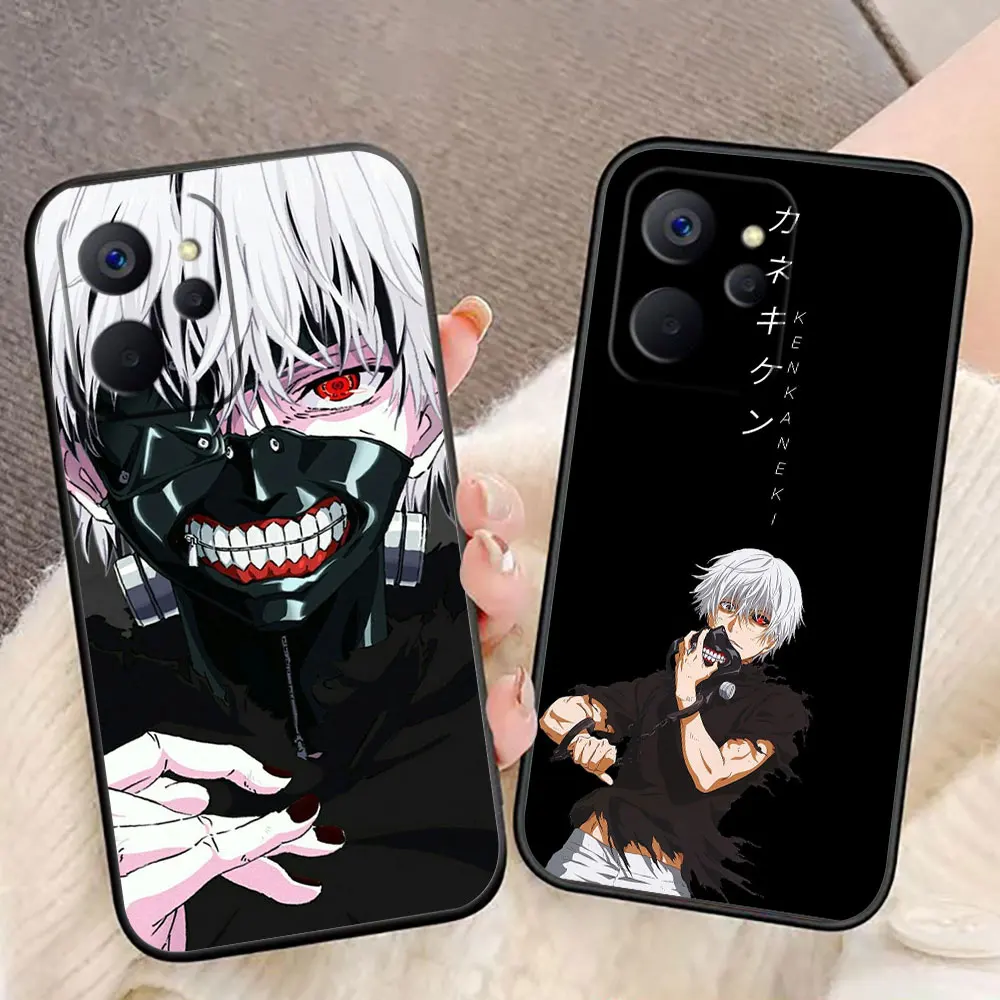 Фото Чехол для телефона Tokyos Ghouls Kanekis Ken для Realme 16 15 15T 14 13 12 11 10 9 9I 8 8I 7 7I PRO PLUS 5G, чехол-накладка DIY №1