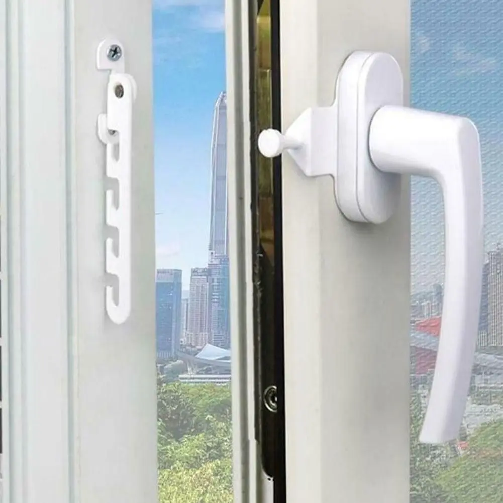 

Sliding Adjustable for Door Windows Home Security Sash Lock Window Limiter Latch Casement Wind Brace Position Stopper