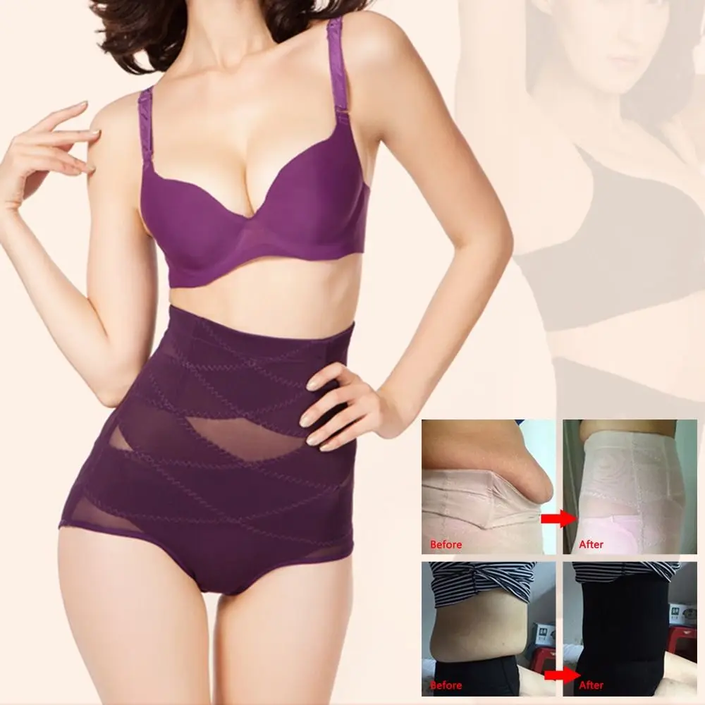 

High Quality Women High Waist Underwear Shapewear Belly Control Knicker Butt Lifter Pants Tummy Control Body Shaper