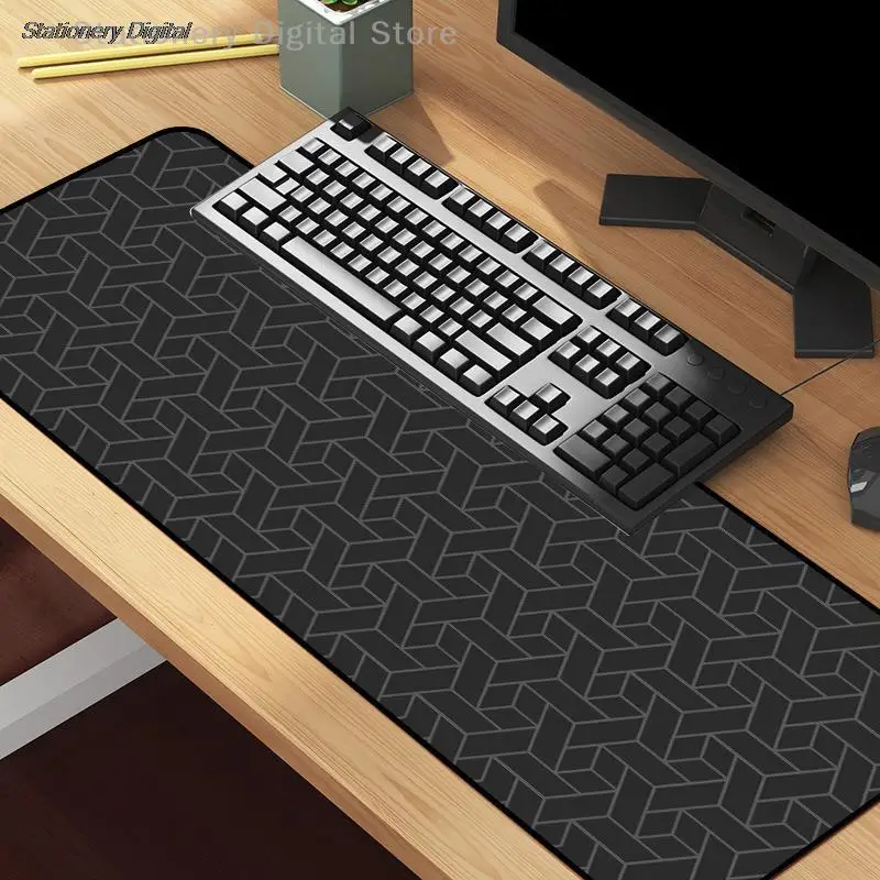 

Japanese Style Deskmats Collection Stitched Edges Smooth Cloth Top Simple Mouse Pad Gaming keyboard Pad