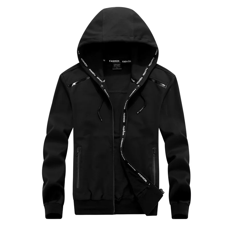 

Мужская демисезонная толстовка с капюшоном, размеры до 9XL