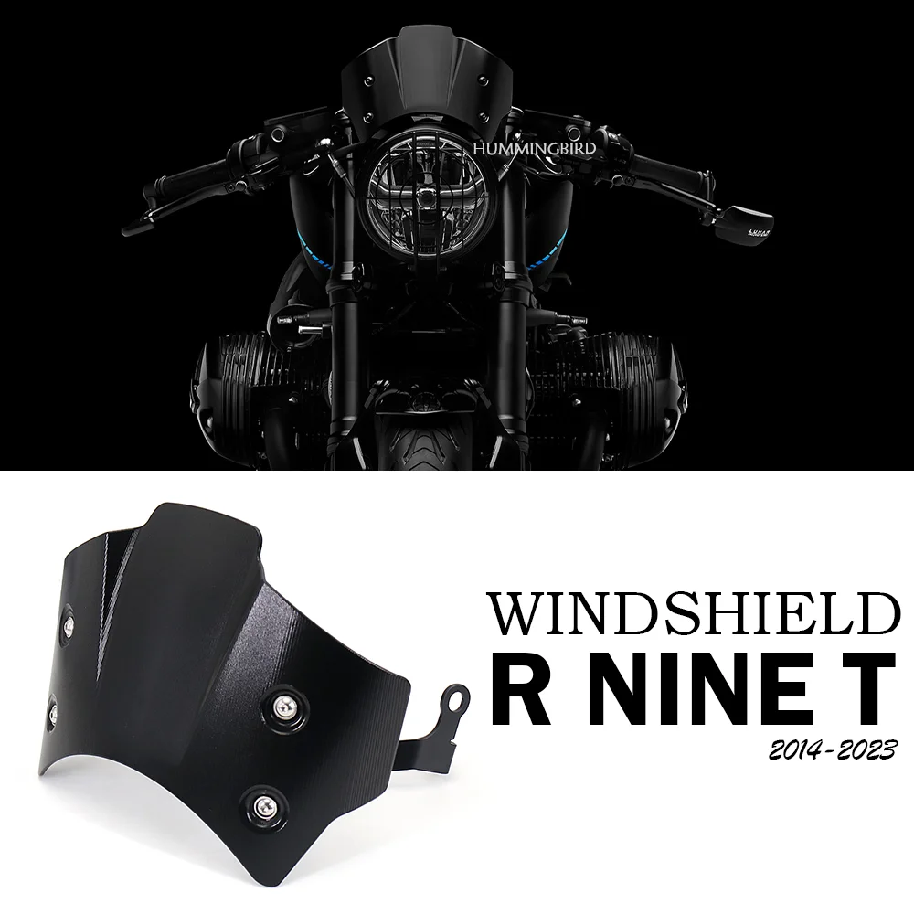 

2014 - 2023 R Nine T RnineT Accessories Headlight Fairing Riding Windshield Motorcycle Visor Windscreen For BMW R NineT R9T