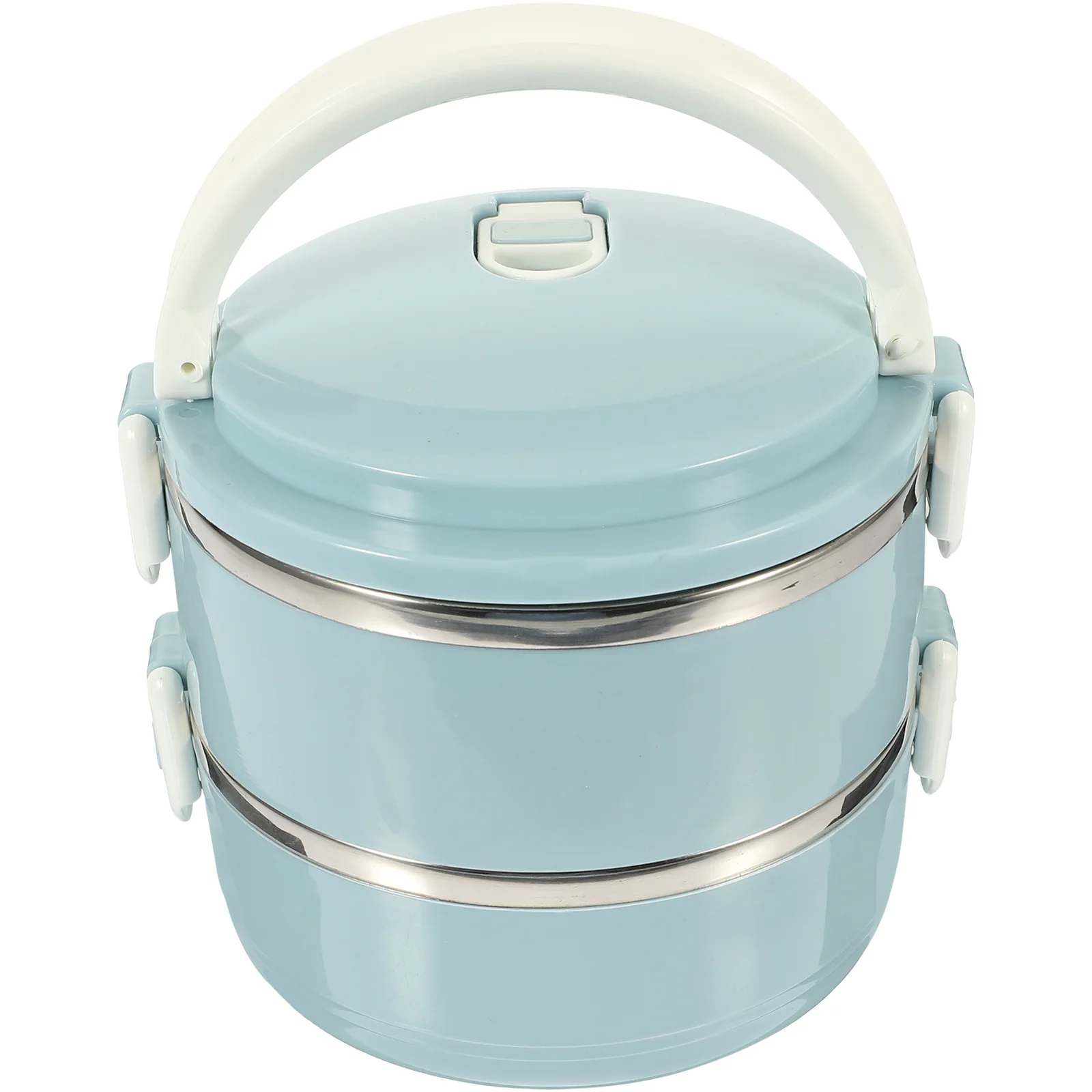 

Double Layer Insulated Lunch Box Stacking Bento Box Cute School Bento Box Plastic Soup Bowl Office